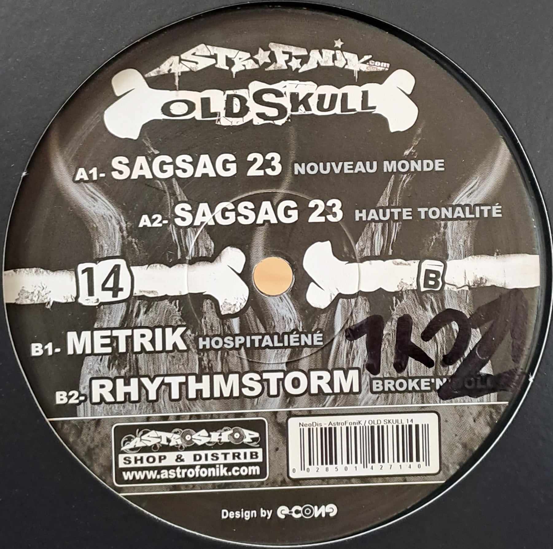Old Skull 14 - vinyle freetekno
